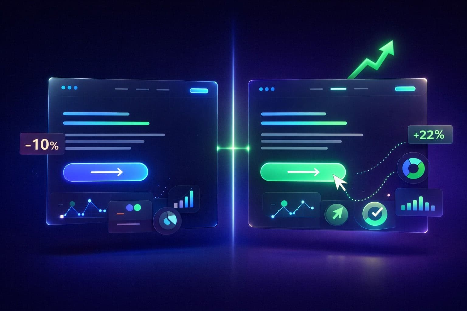 app landing page A/B testing