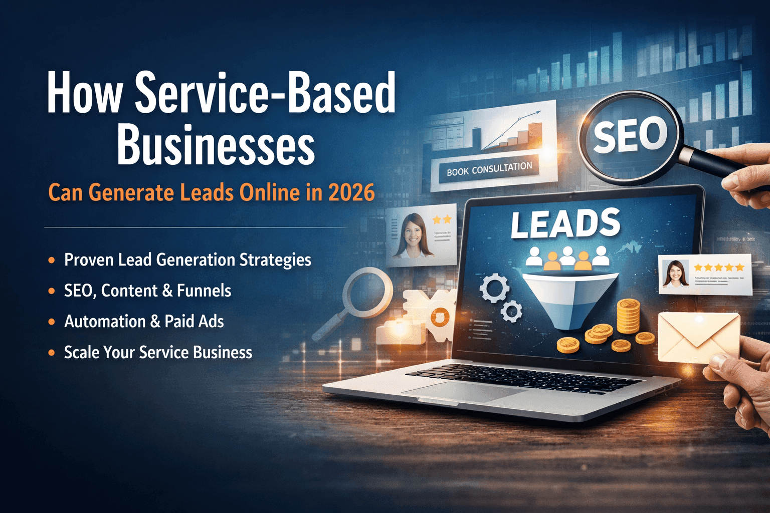 How Service-Based Businesses Can Generate Leads Online (Complete 2026 Guide)