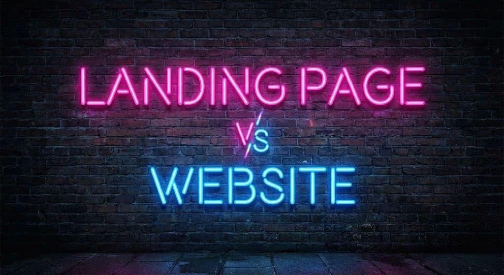 Landing Page Vs Website
