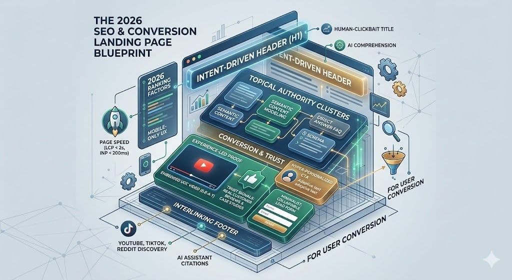 SEO for Landing Pages: The 2026 Blueprint to Rank on Google and Increase Conversion Rate